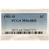 Image 3 : 1961-D LINCOLN CENT PCGS MS64RD