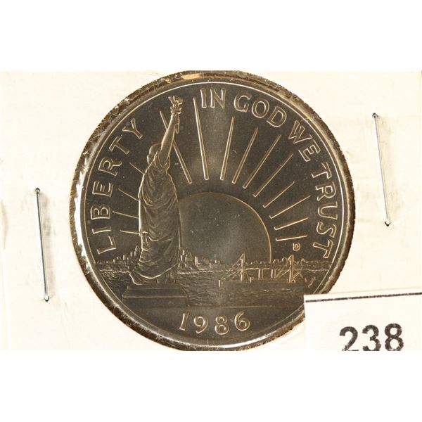 1986-D US LIBERTY HALF DOLLAR BRILLIANT UNC
