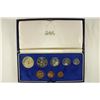 Image 2 : 1970 SOUTH AFRICA 8 COIN PROOF SET WITH SILVER