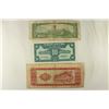 Image 2 : 3 PIECES OF CHINESE CURRENCY 1940-10 CENTS, 1 YUAN