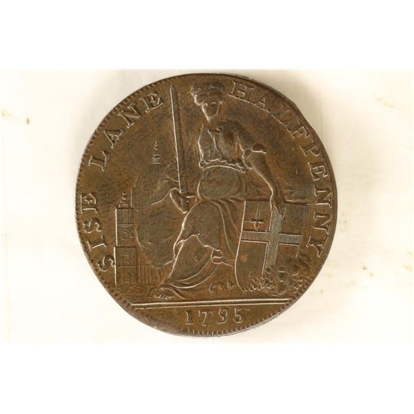 1795 SISE LANE HALF PENNY