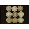 Image 1 : 1 SEATED LIBERTY DIME & 8 BARBER DIMES