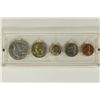 Image 1 : 1961-D US SILVER COIN SET, WASHINGTON QUARTER HAS