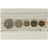 Image 2 : 1961-D US SILVER COIN SET, WASHINGTON QUARTER HAS