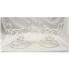 Image 1 : Heisey Lariat Double Candlesticks Pair #2128905