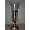 Image 1 : Bradley and Hubbard Small Brass Crystal Lamp #2129043