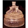 Image 1 : MY PET Pink Depression Glass Powder Jar #2129117