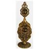 Image 1 : Gilded Brass Ornate Roses Perfume Bottle Set #2129309