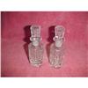 Image 1 : Pair of Cut Glass Perfume Bottles #2129465