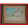 Image 1 : Framed Original California Mission Painting #2129585