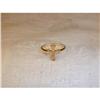 Image 1 : Estate 14K YG Yellow Gold Diamond Cross Ring #2129637