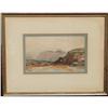 Image 1 : 19TH CENTURY WATERCOLOR OF SEASCAPE #2139984