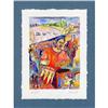 Image 1 : "City Blues" cubism's lithograph s/n Russian  #2140093