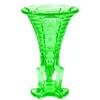 Image 1 : Green Art Deco Machine Age Rocket Vase #2140232