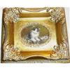 Image 1 : Small Framed Oil Painting Of A Kitten #2140410