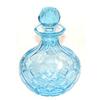 Aqua Blue Faceted Elegant Perfume Bottle #2154037