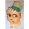 Image 1 : Man with Hat and Pipe Chalkware String Holder #2154232