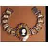 Image 1 : Victorian BOOKCHAIN WIDE Cameo Bracelet #2154537