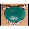 Image 1 : 1920' ART DECO Chrysoprase Marcasite NECKLACE #2154586