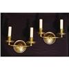 Image 1 : Pair  two arm brass sconces #2154781