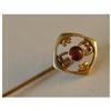 Image 1 : Antique 14kt Yellow Gold Ruby Stick Pin Vintage#2154871