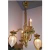 Image 1 : Transitional Gas/Electric Chandelier #2165830