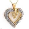 Image 1 : Sensational Necklace With 1.00ctw Genuine #2166200