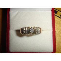 EGL Cert .50 Carat Diamond 14K Yellow Gold Ring#2166234