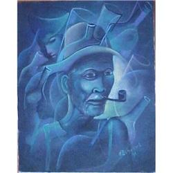 Haitian Painting by Henry Dubreuil 16 x 20 #2166256