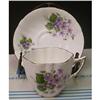 Image 1 : Vintage Violets Teacup and Saucer #2175194