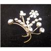 Image 1 : Vintage Rhinestone Spray Pin #2175208
