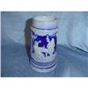 Image 1 : 1/2 L. BLUE & GRAY GERMAN TANKARD #2175285