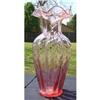 Image 1 : Fenton Cranberry Twisted Ruffle Edge Vase #2175434