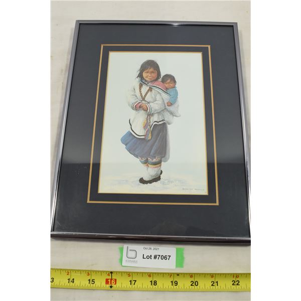Dorothy Francis Painting – Inuit Children