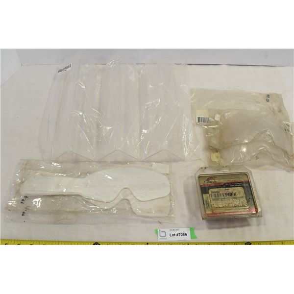 Misc. Lot of Visor Replacements, Wheel Bearing Kit – Honda