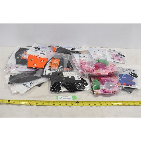 Misc. Lot of Neck Gaiters, Masks, Thigh Sleeves