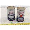 Image 1 : Havoline Oil Cans, 1 Full