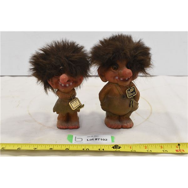 Norwegian Wooden Trolls 6”