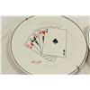 Image 3 : Set of Decorative Poker Plates