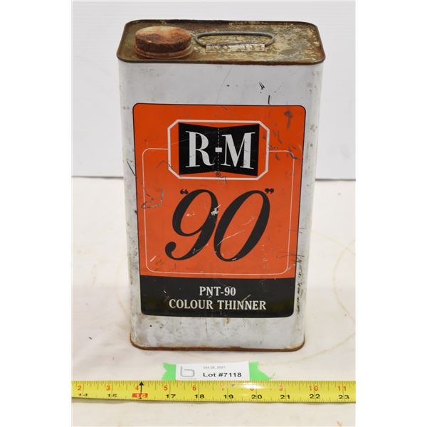 Vintage Paint Thinner Tin
