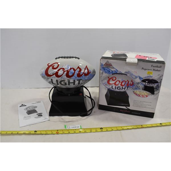 Coors Light Football Popcorn Maker
