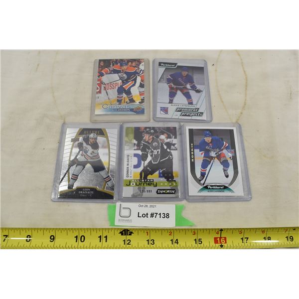 Oilers & Lafreniere Hockey Cards