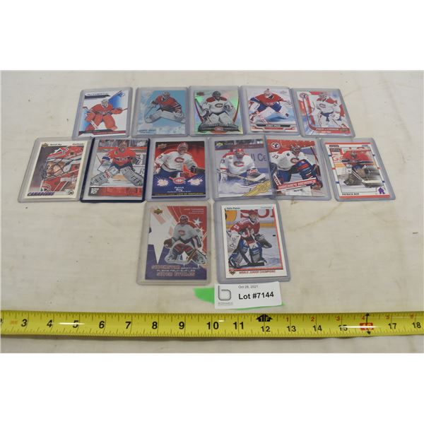 Carey Price & Patrick Roy Hockey cards