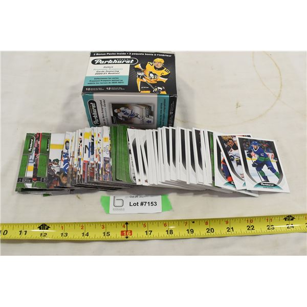 2 Boxes of misc Parkhurst Hockey Cards