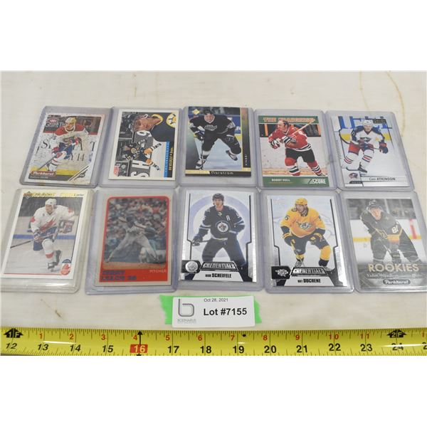 Assorted Sleeved Hockey Cards