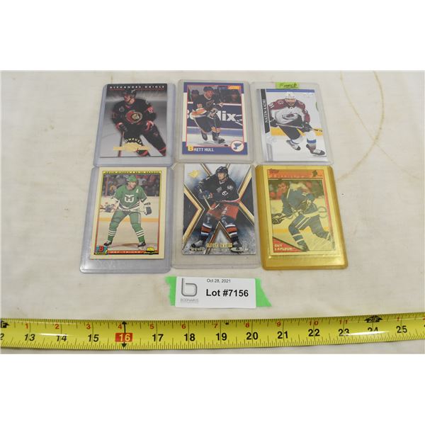 Assorted Sleeved Hockey Cards