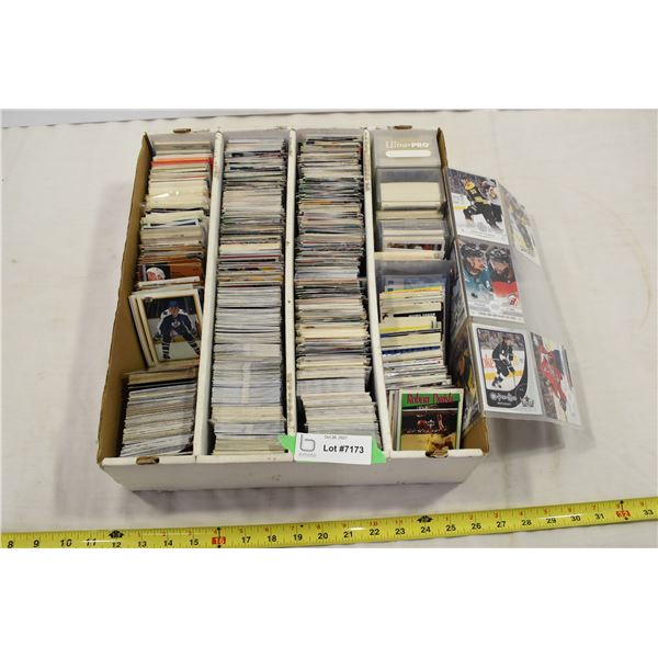 Box of Assorted Hockey Cards