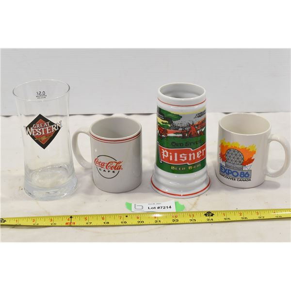 Assorted Branded Mugs & Cup