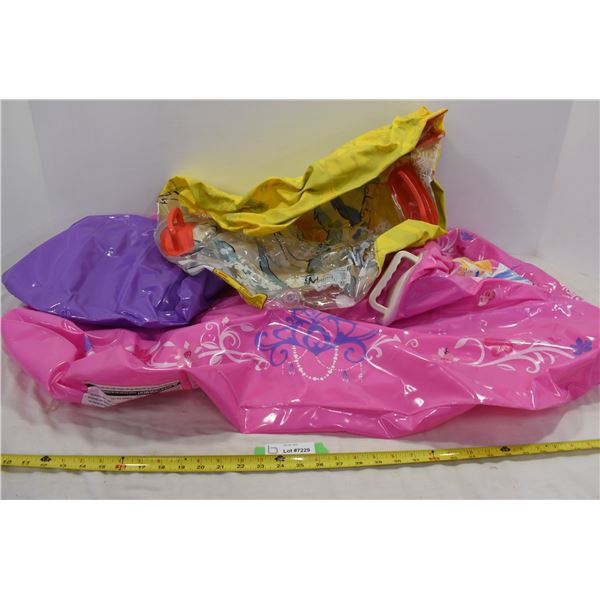 2 inflatable snow sleds (no leaks)