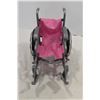 Image 2 : Small Plastic Toy Wheelchair (12" long)